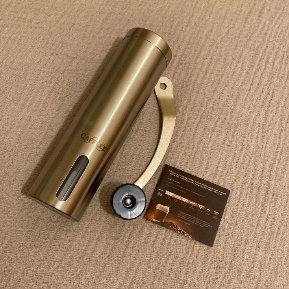 Cafflee Manual Coffee Grinder - Stainless Steel. New